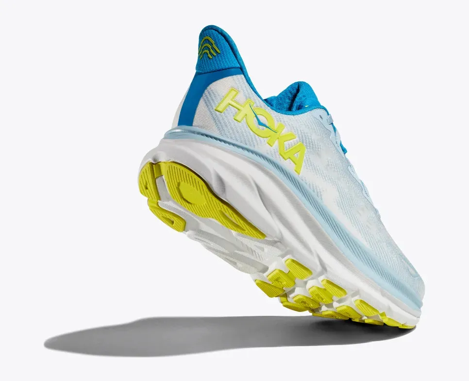 Hoka Mens Clifton 9 Wide - Ice Water/Evening Primrose (1132210-IWEP)