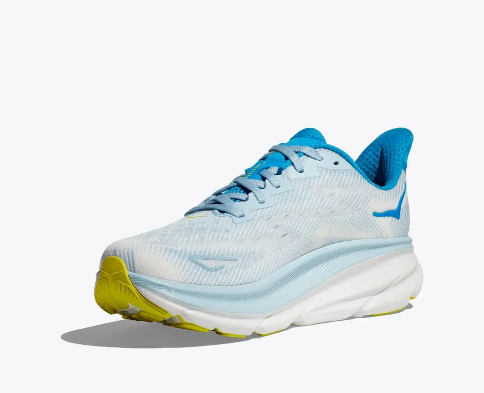 Hoka Mens Clifton 9 Wide - Ice Water/Evening Primrose (1132210-IWEP)