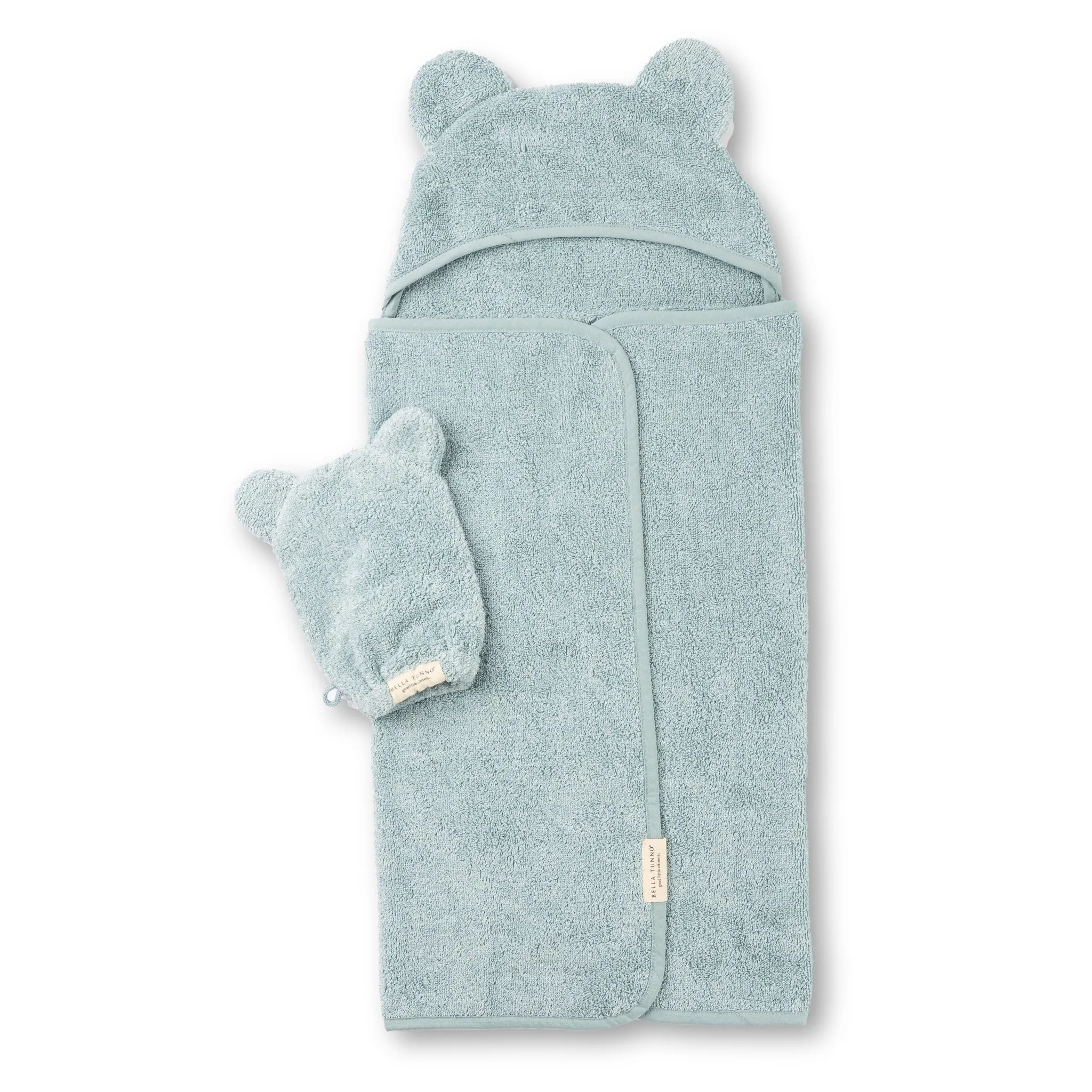 Hooded Towel   Wash Mitt Set