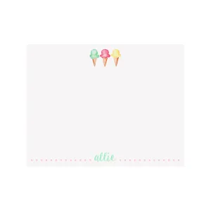 Ice Cream Stationery