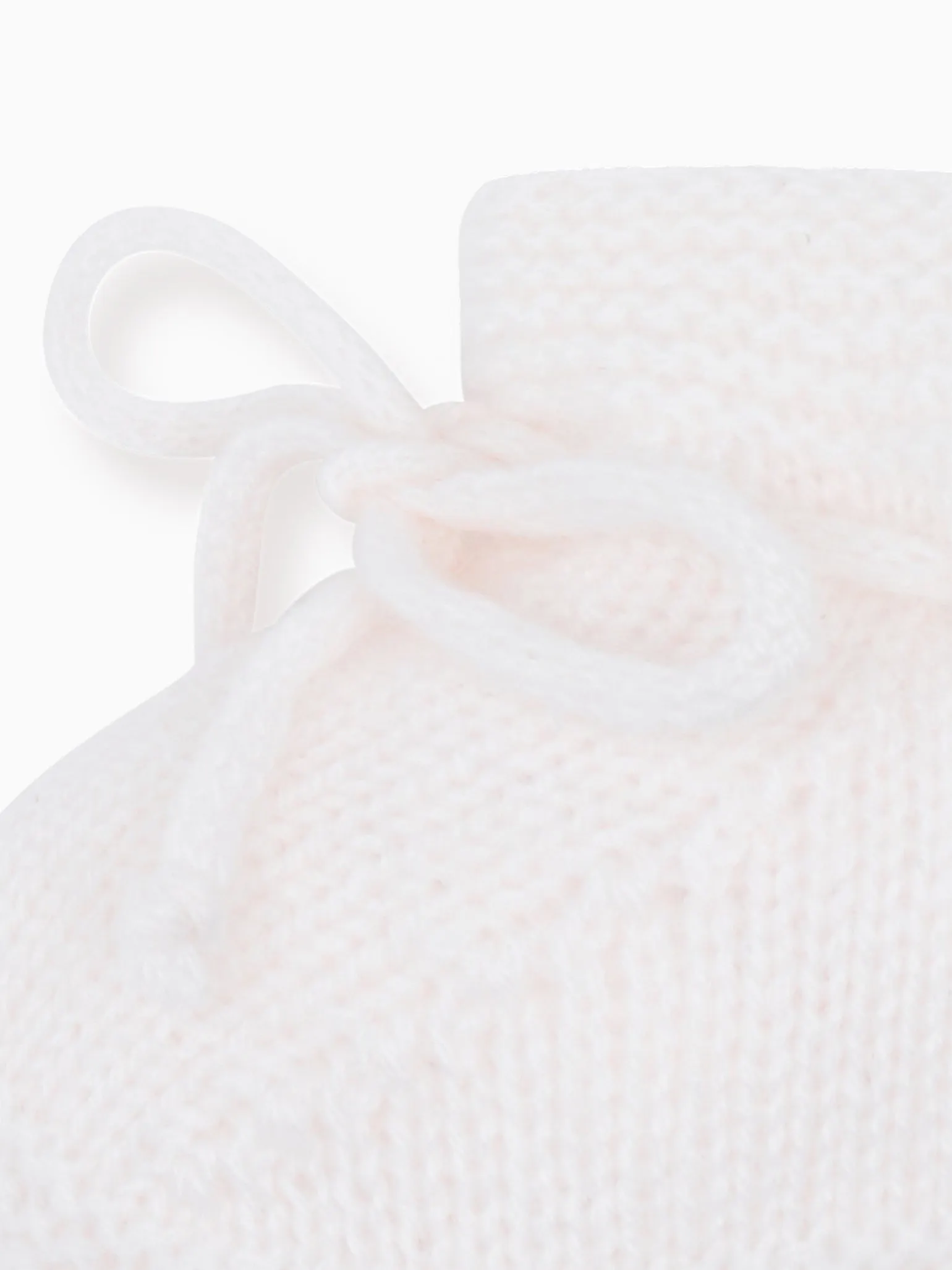 Ivory Evita Cashmere Baby Booties