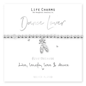 Jewellery Silver Plated 'Dance Lover' Bracelet