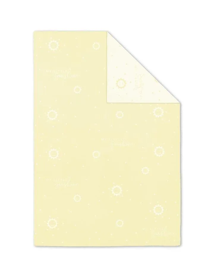 Katie Loxton S 'My Little Sunshine' Baby Blanket Yellow BA0029