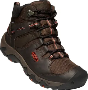 'Keen Outdoor' Men's Steens Mid Polar WP Hiker - Coffee Bean / Picante