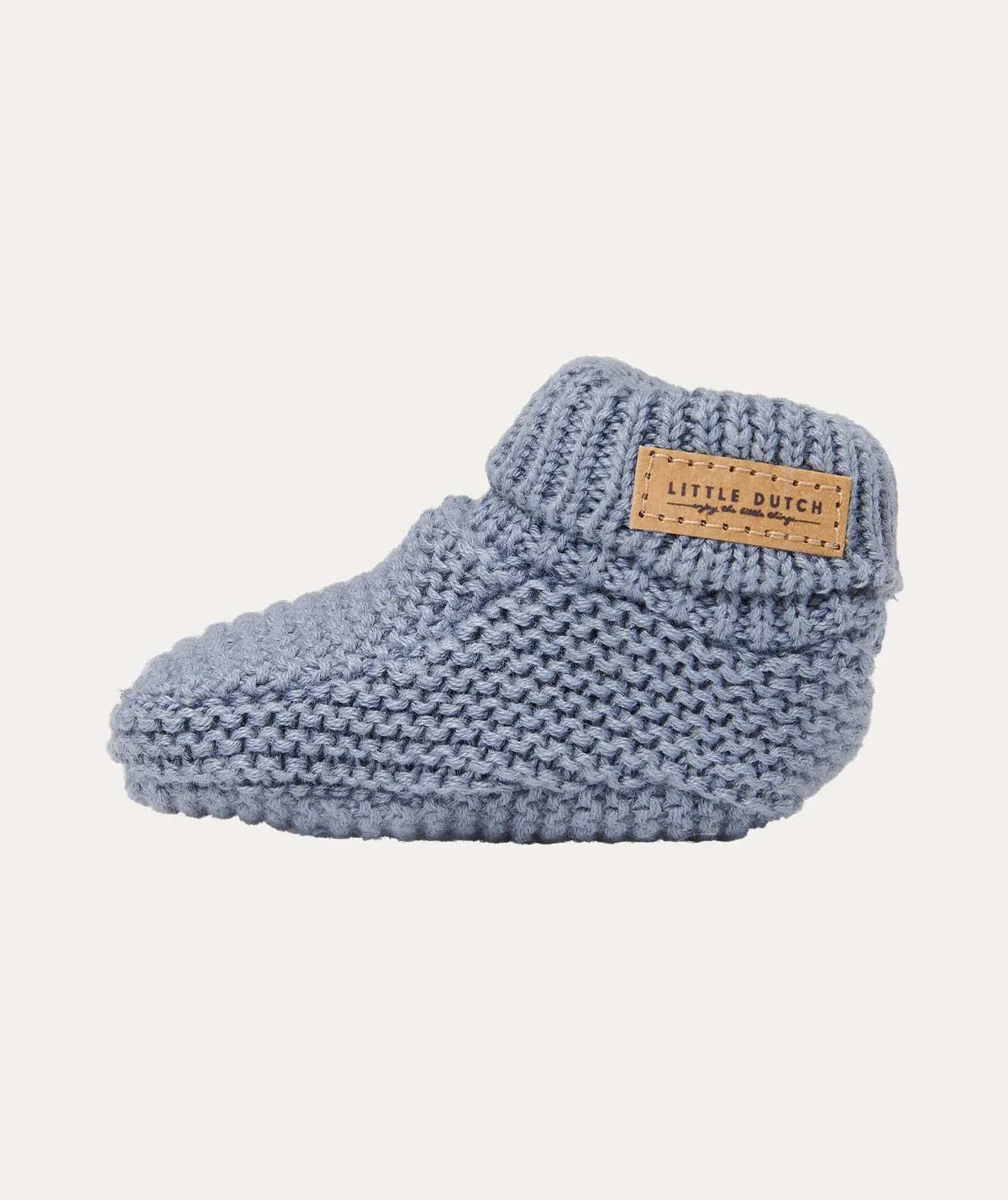 Knitted Baby Booties - Blue