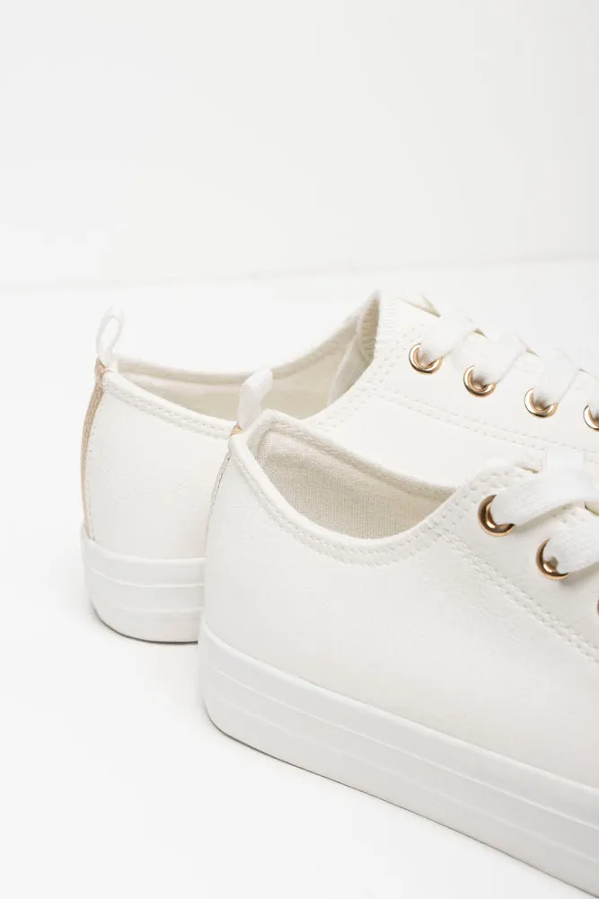 Lace Up Sneaker White