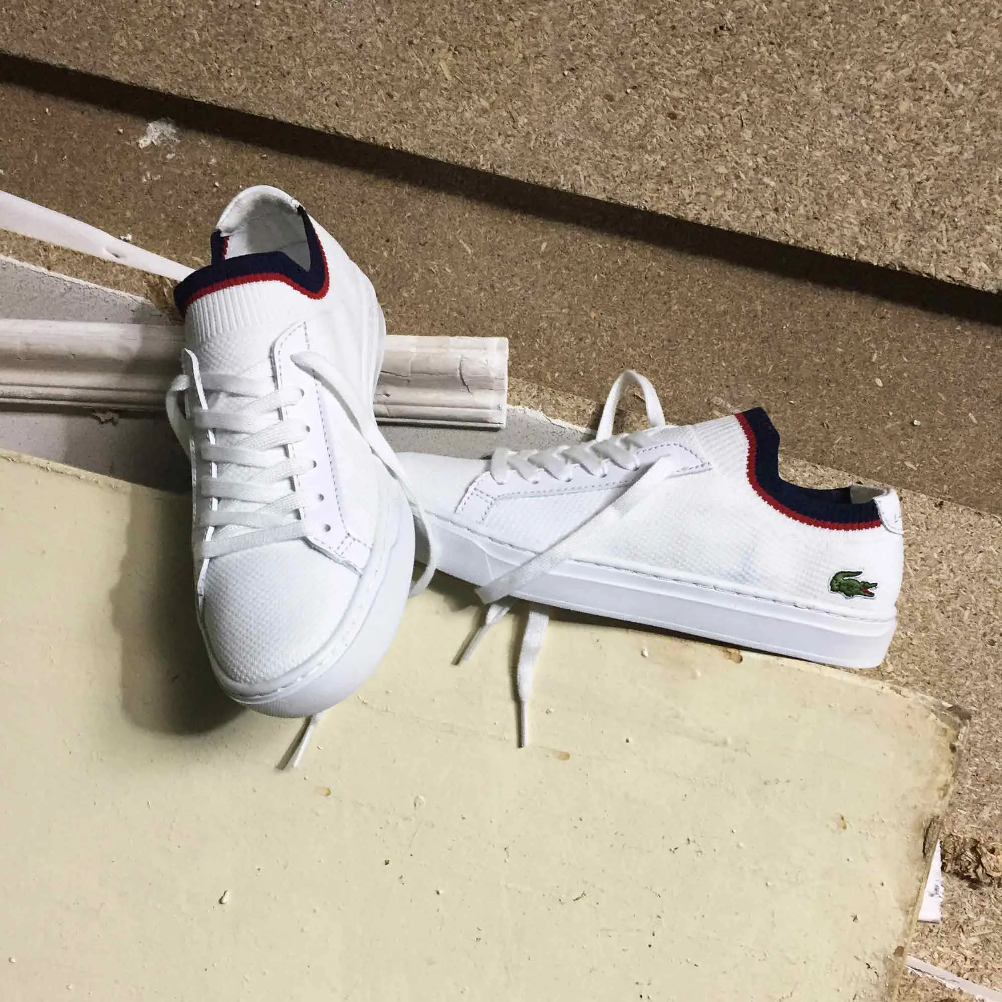 Lacoste La Piquee 119 1 Cfa Sneakers - White/Navy/Red