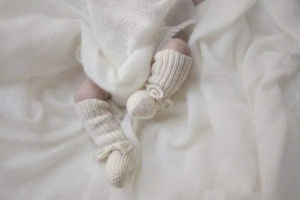 Long Cotton Booties