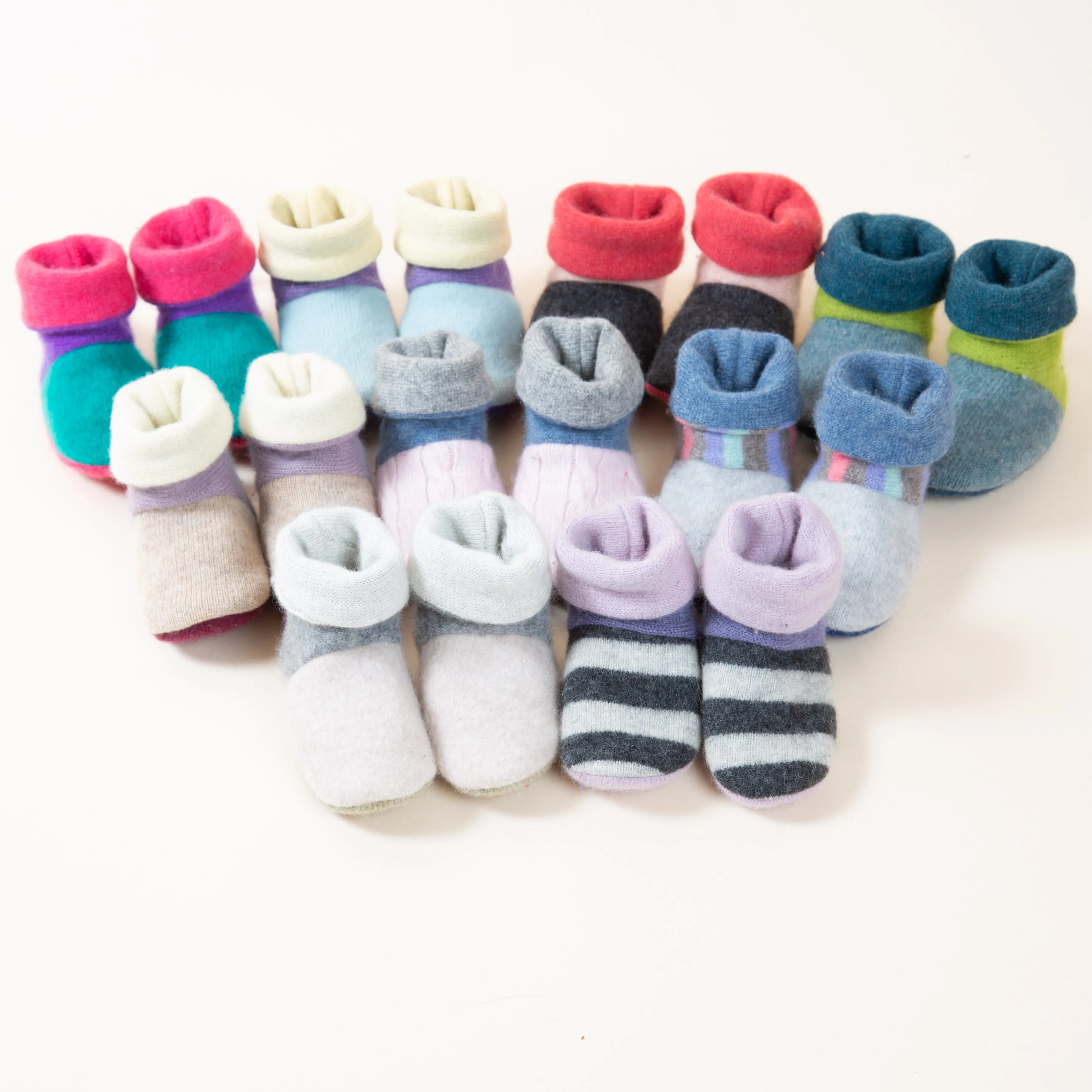 Lucky Dip 0-6 Month Cashmere Baby Booties