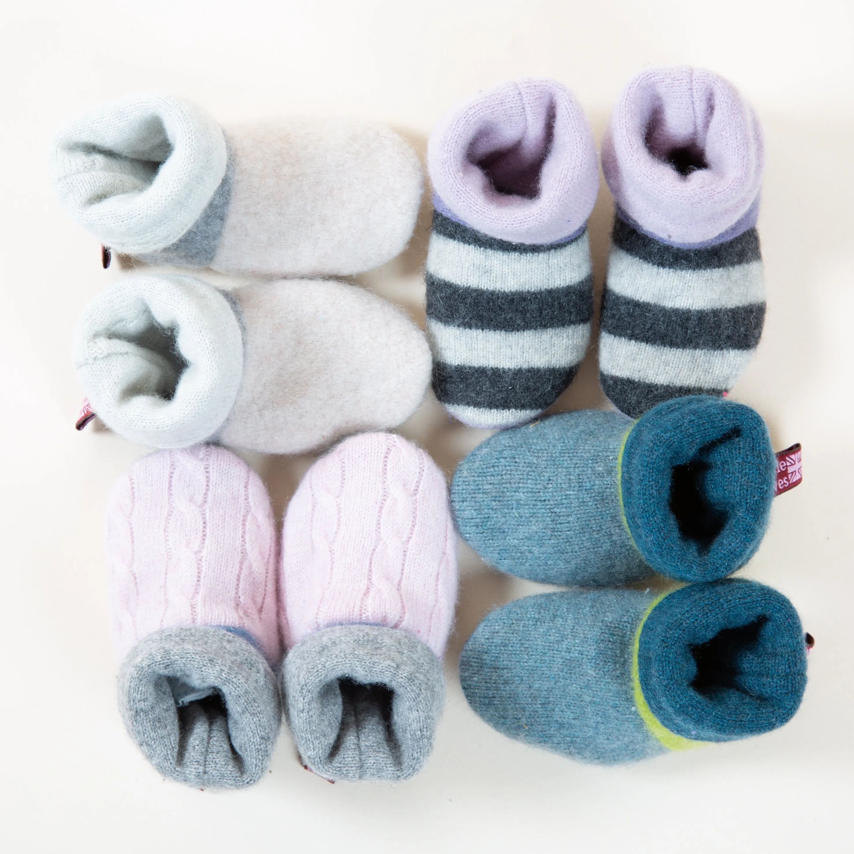 Lucky Dip 0-6 Month Cashmere Baby Booties