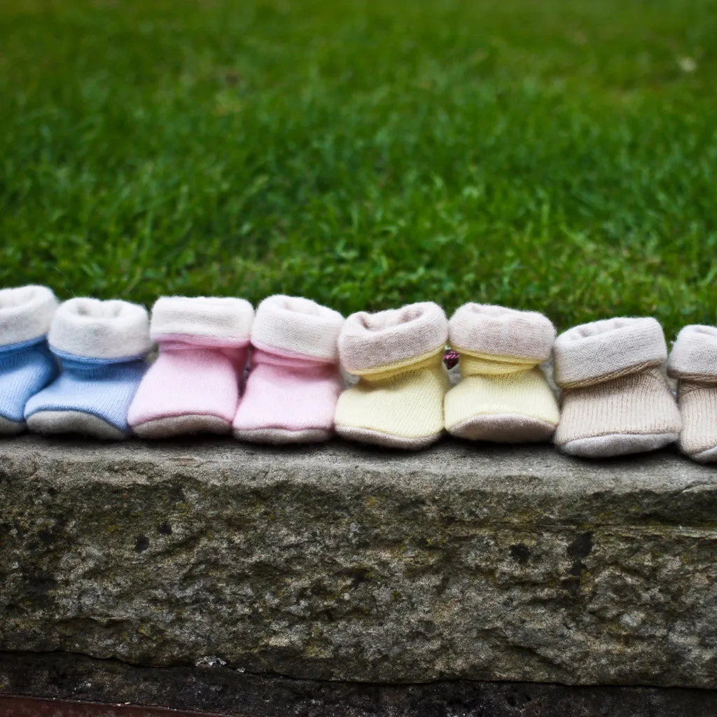 Lucky Dip 0-6 Month Cashmere Baby Booties