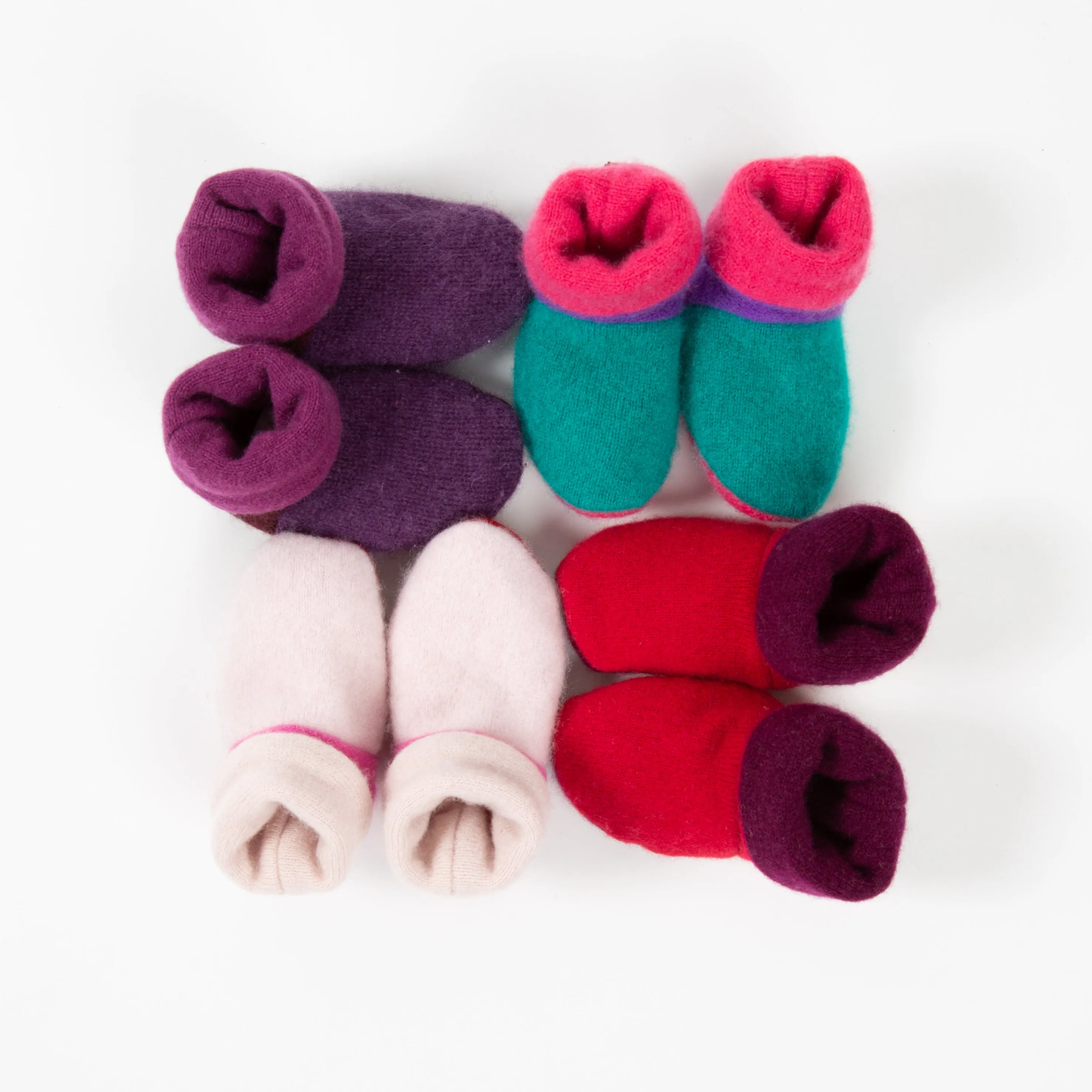 Lucky Dip 0-6 Month Cashmere Baby Booties