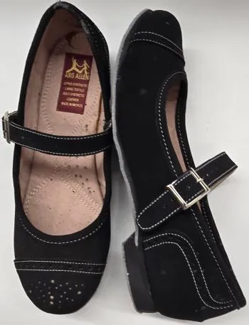 Mary Jane II -- Suede Sole Strap -- Black