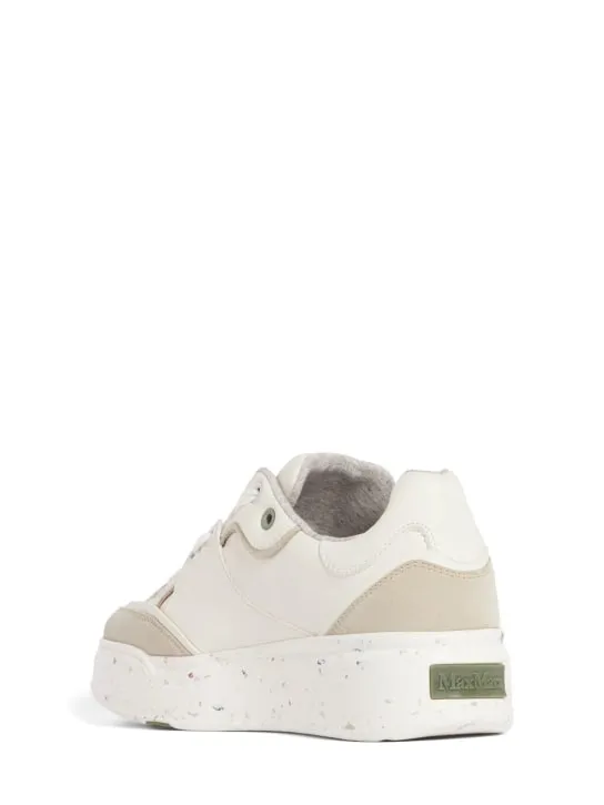 Max Mara   Activegreen leather sneakers 