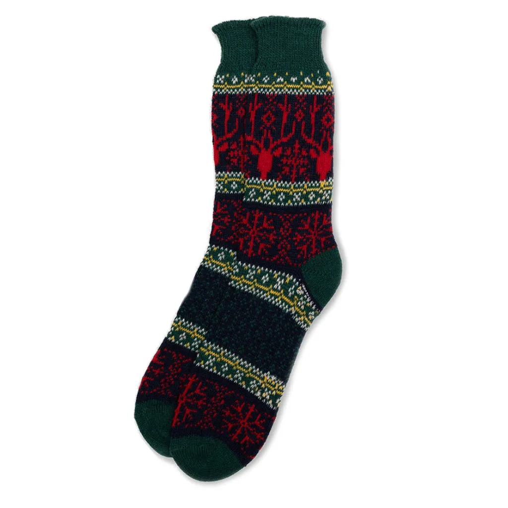 Men's Wool Fair Isle Socks