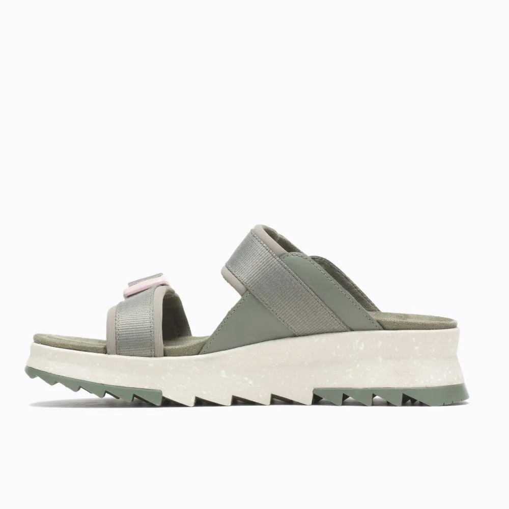 'Merrell' Women's Alpine Cush Slide Sandal - Lichen