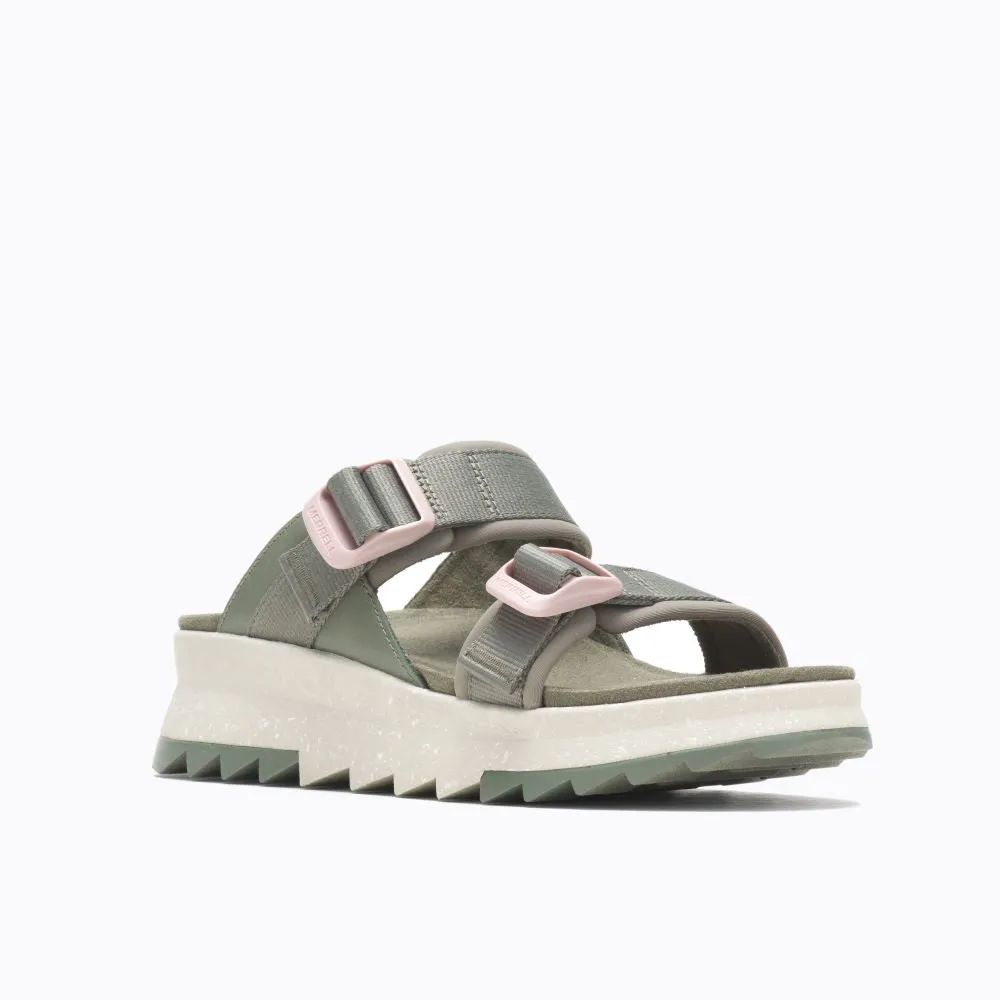 'Merrell' Women's Alpine Cush Slide Sandal - Lichen