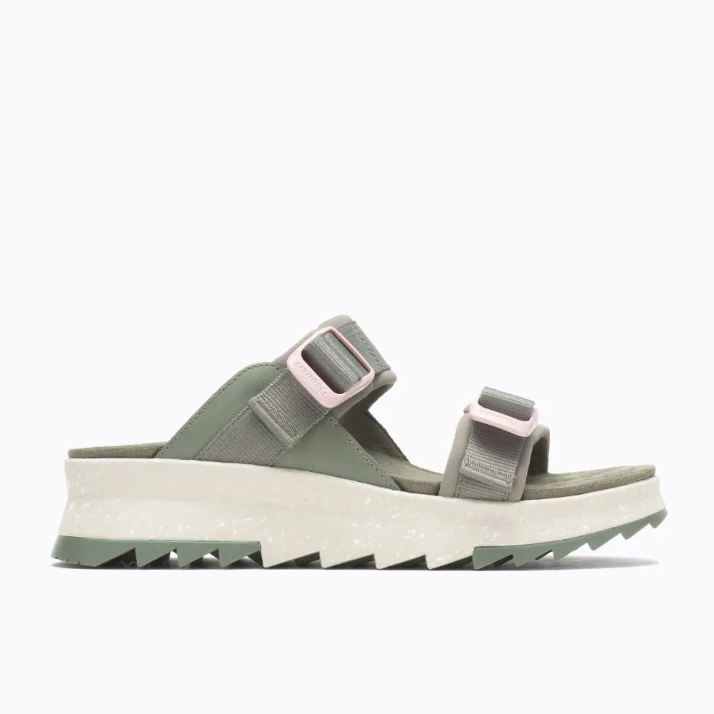 'Merrell' Women's Alpine Cush Slide Sandal - Lichen