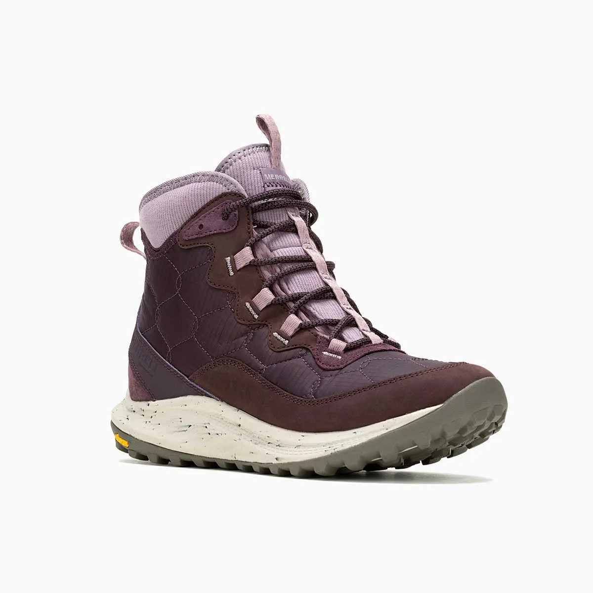 Merrell Women's Antora 3 Thermo Mid Waterproof Boots- Burgundy