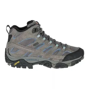 Merrell Women's Moab 2 Mid Waterproof Hiking Boots- Granite