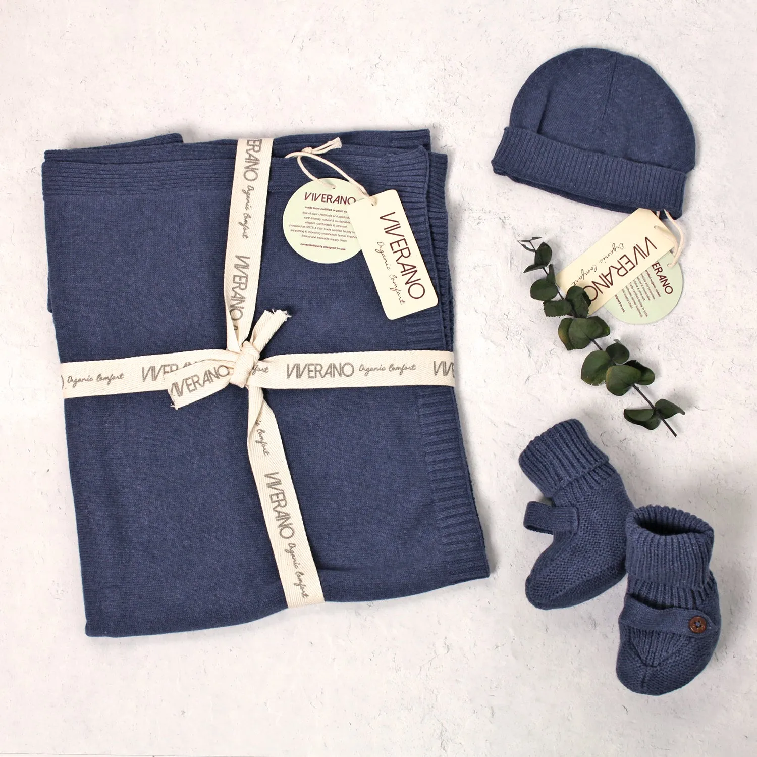 Milan Heather Knit Newborn Bootie