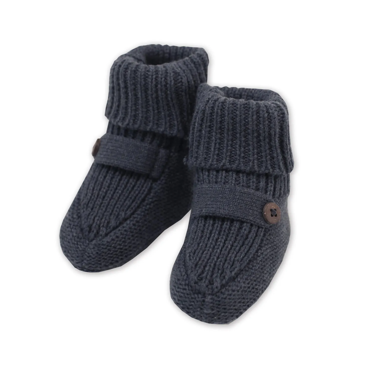 Milan Heather Knit Newborn Bootie