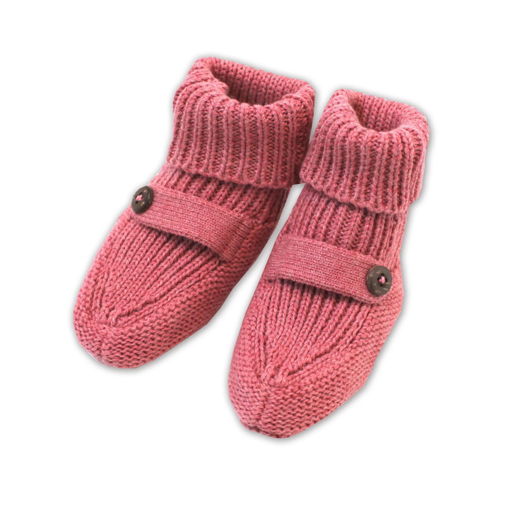 Milan Heather Knit Newborn Bootie