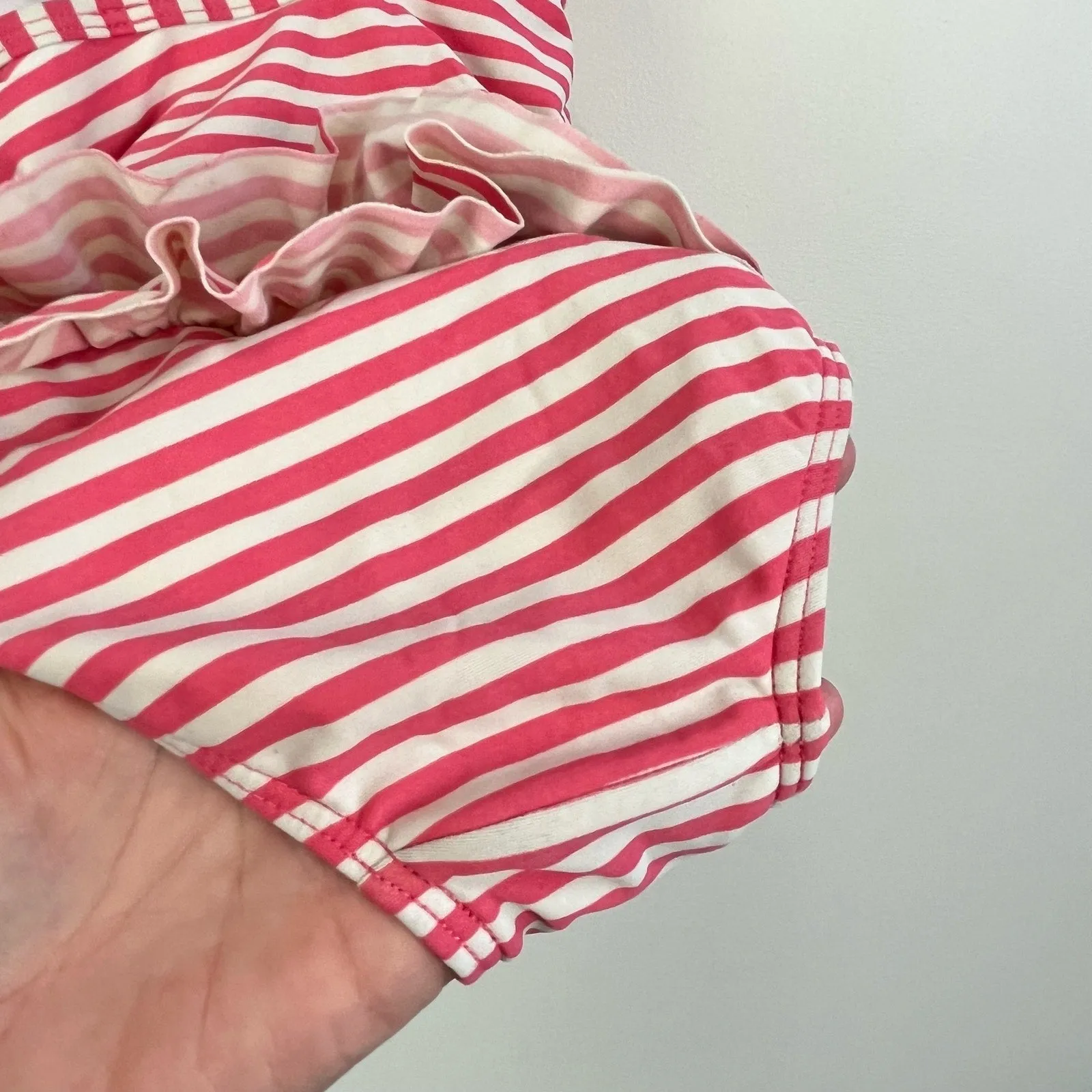 Mini Boden Striped Duck Bathing Suit 6-12 Months