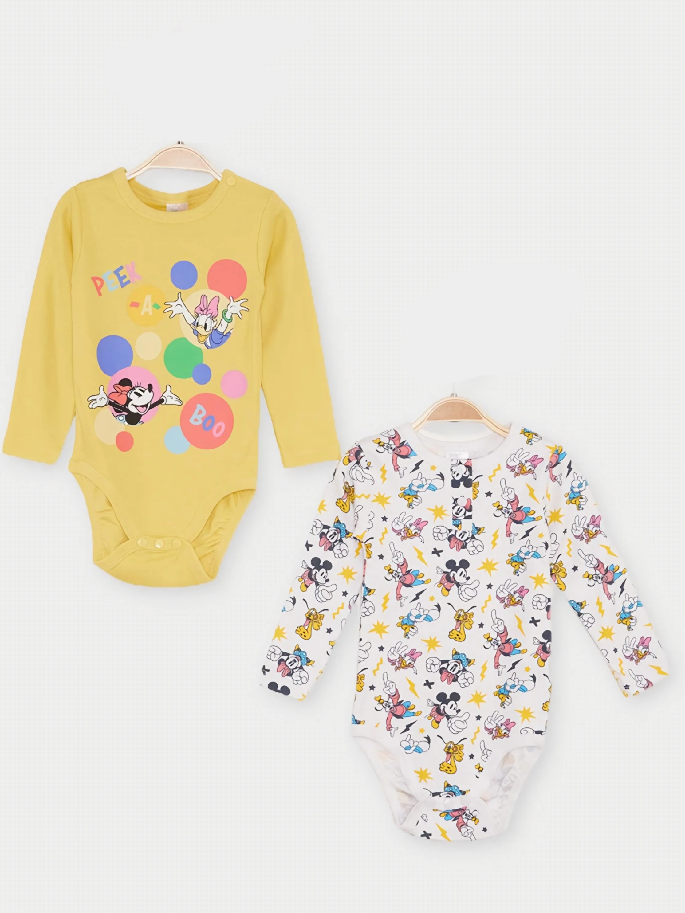 Minnie & Daisy 2PC Bodysuit Set.