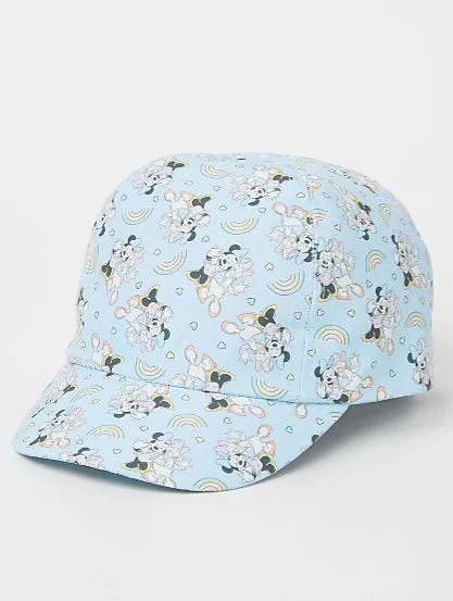 Minnie & Daisy Face Cap - Blue