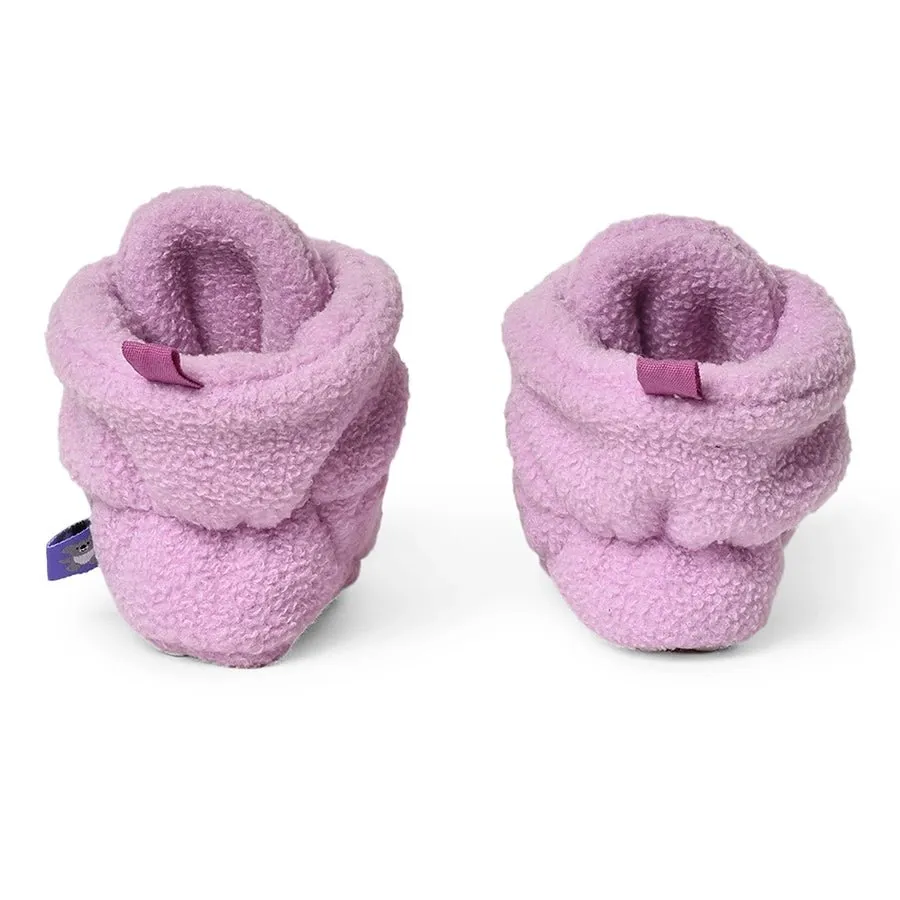 Misty Pastel Antipill Booties Purple