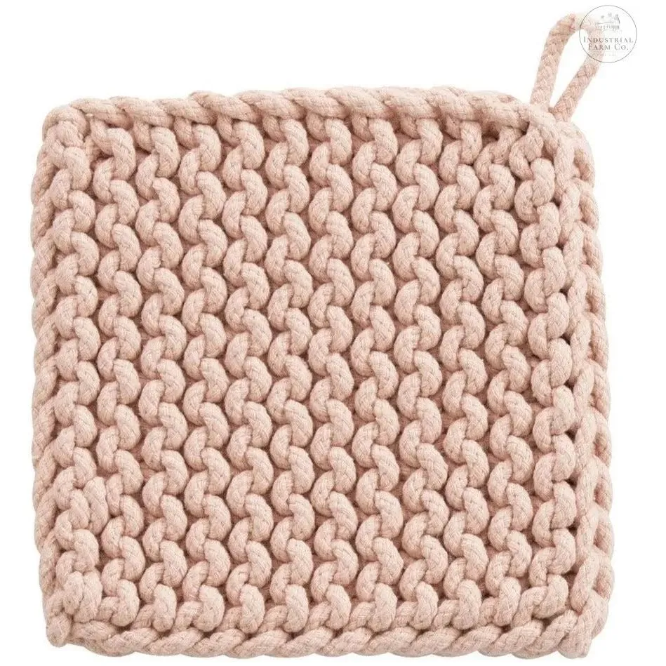 Modern Kitchen Crocheted Potholder