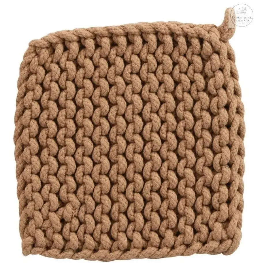 Modern Kitchen Crocheted Potholder