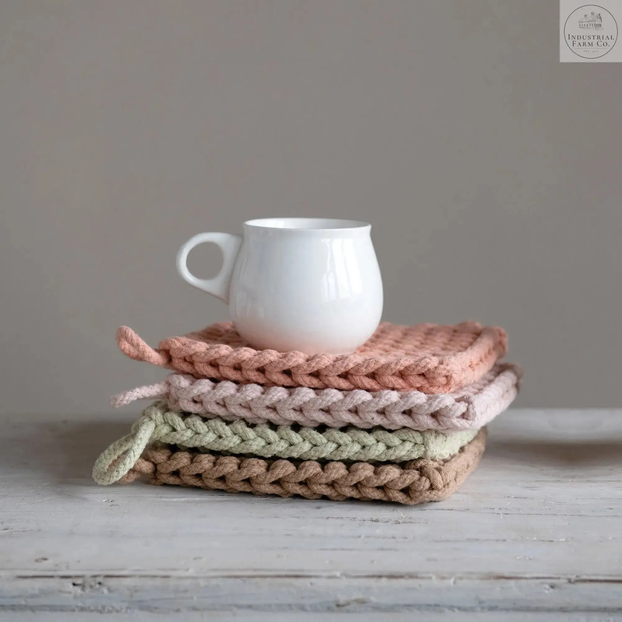 Modern Kitchen Crocheted Potholder