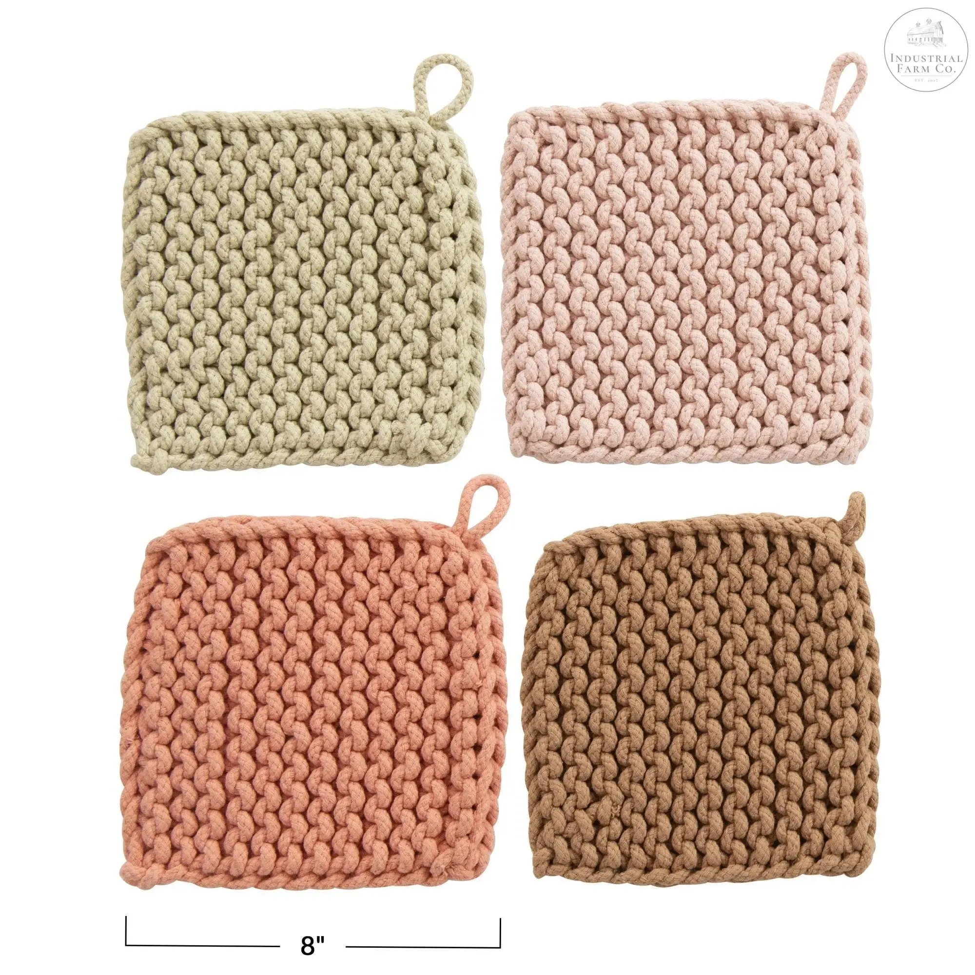 Modern Kitchen Crocheted Potholder