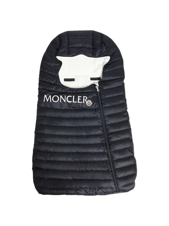 Moncler   Nylon laqué down baby sleeping bag 