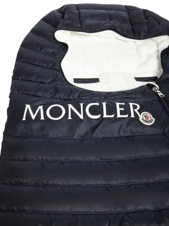 Moncler   Nylon laqué down baby sleeping bag 