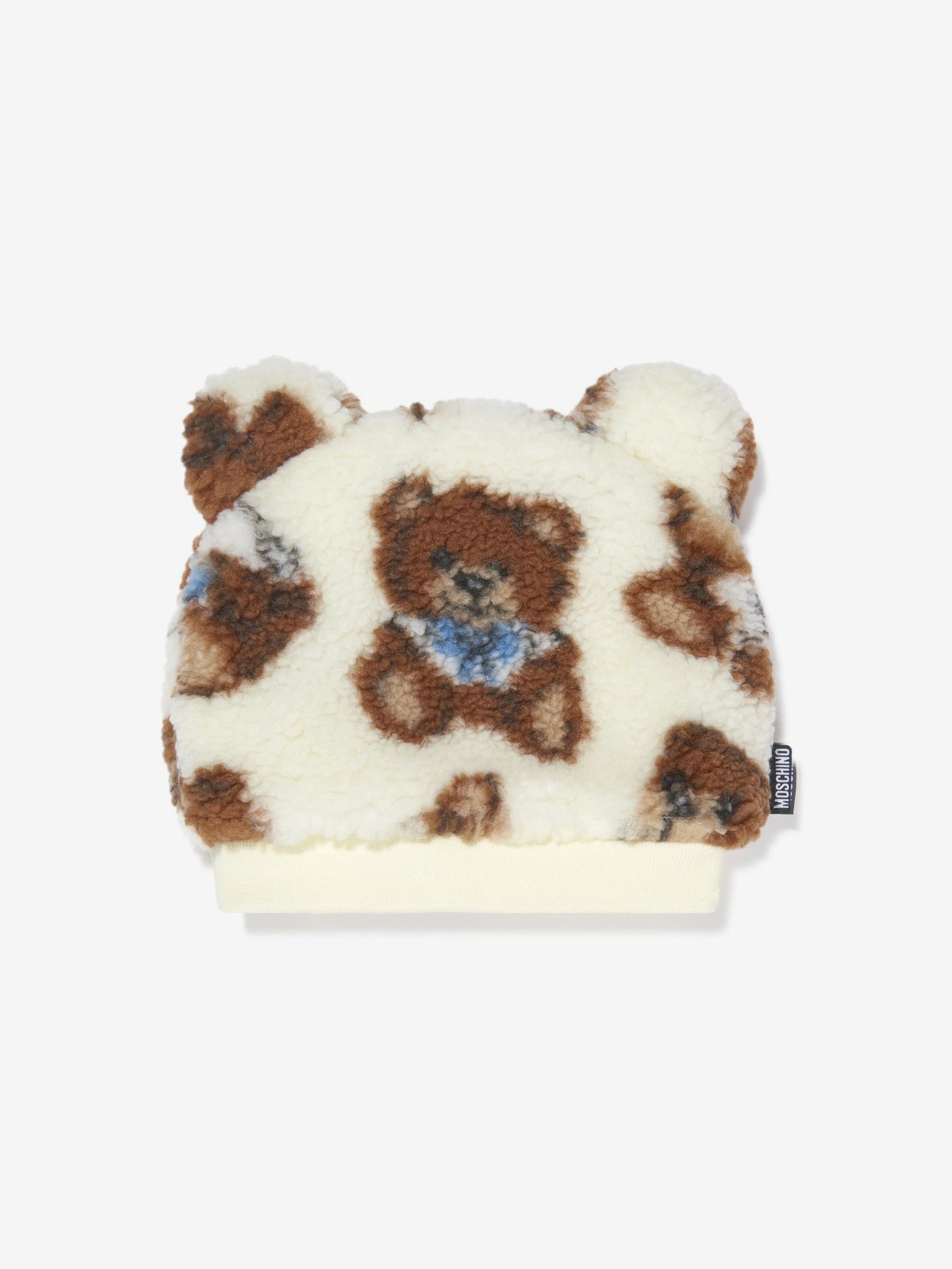 Moschino Baby Bear Hat And Booties Gift Set