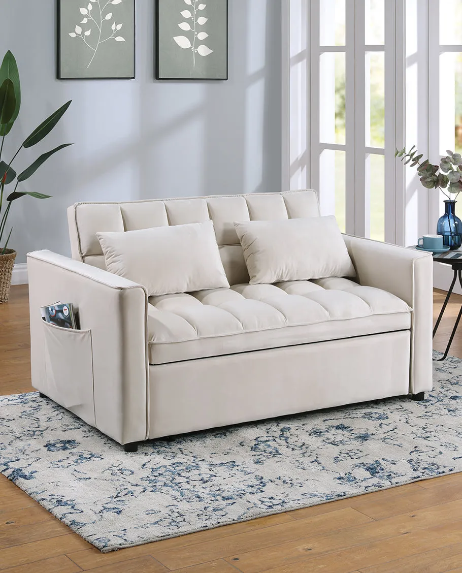 Natchitoches Pull Out Loveseat Sleeper Sofa Bed