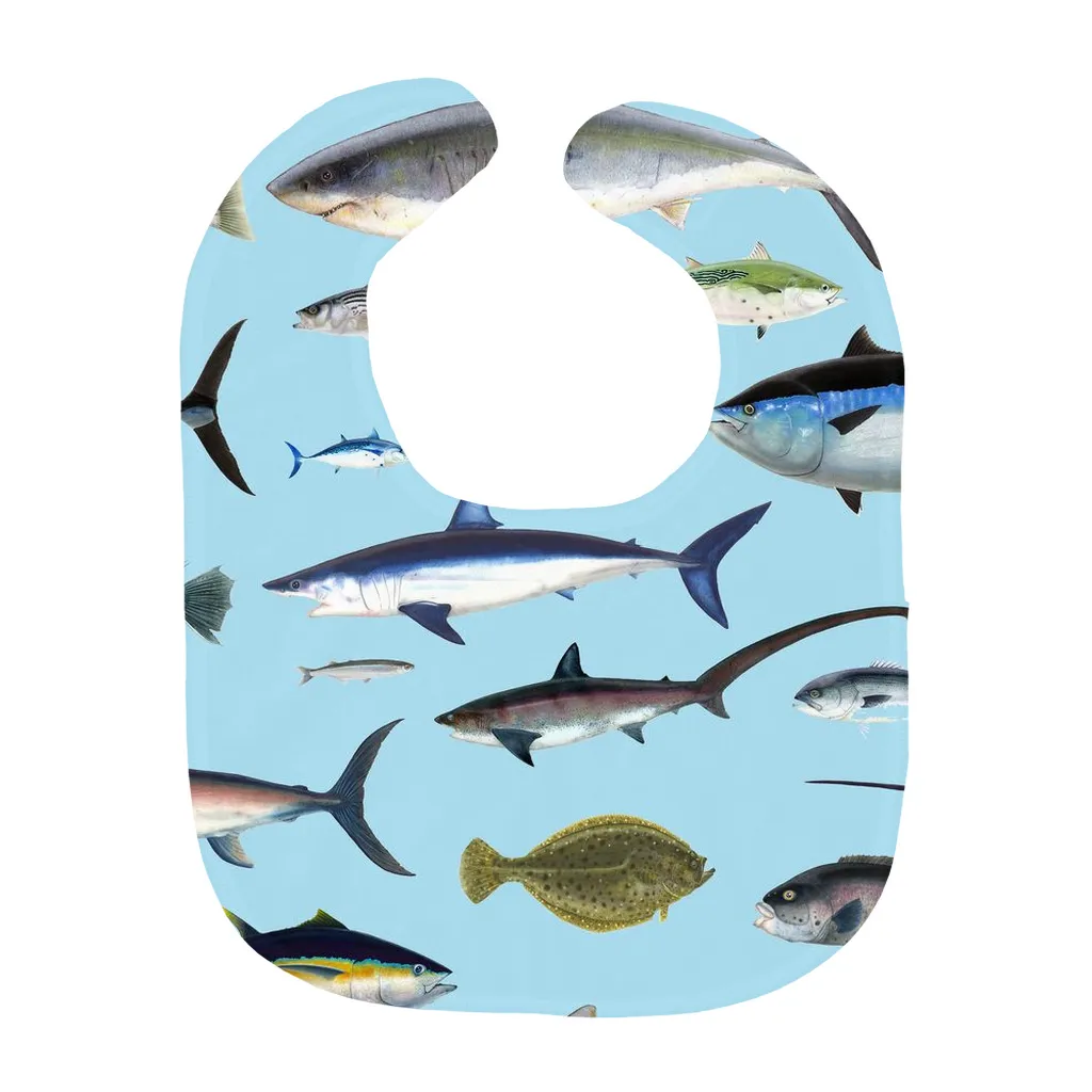 NE Fish Baby Bib