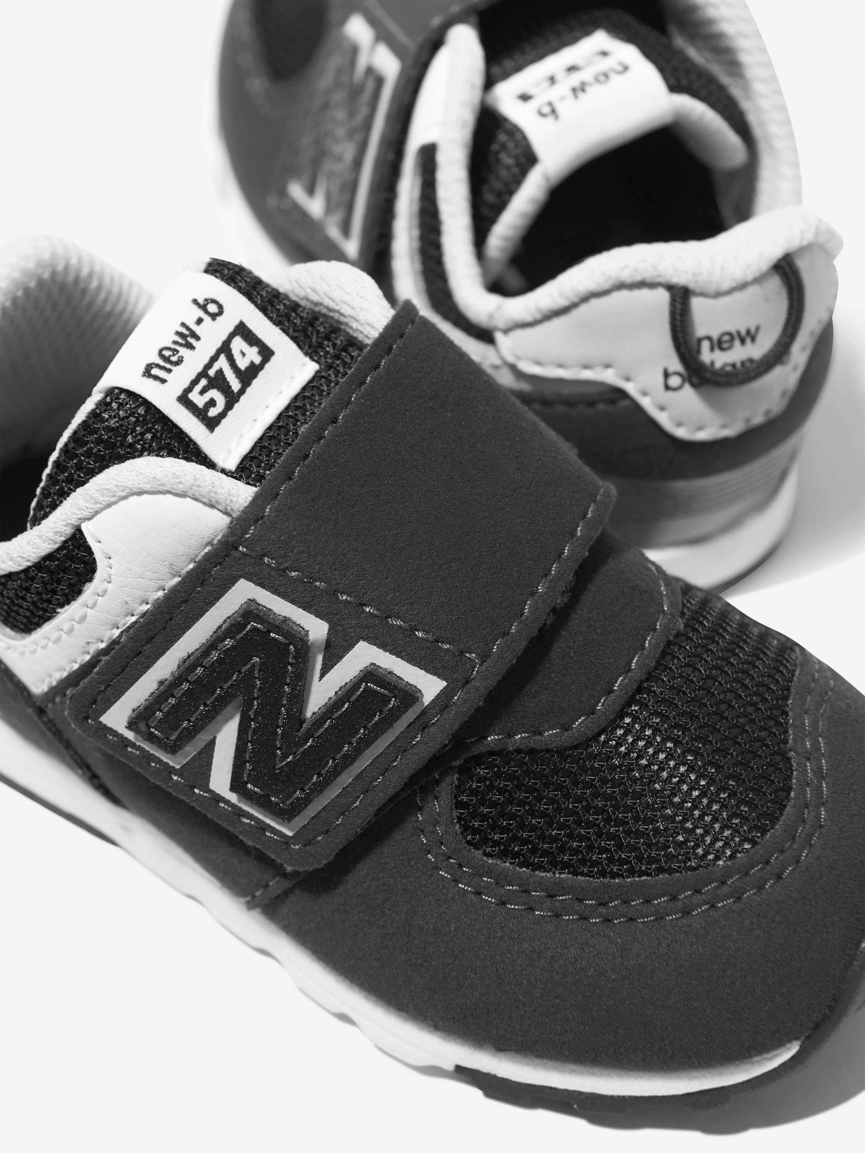 New Balance Kids 574 Velcro Trainers