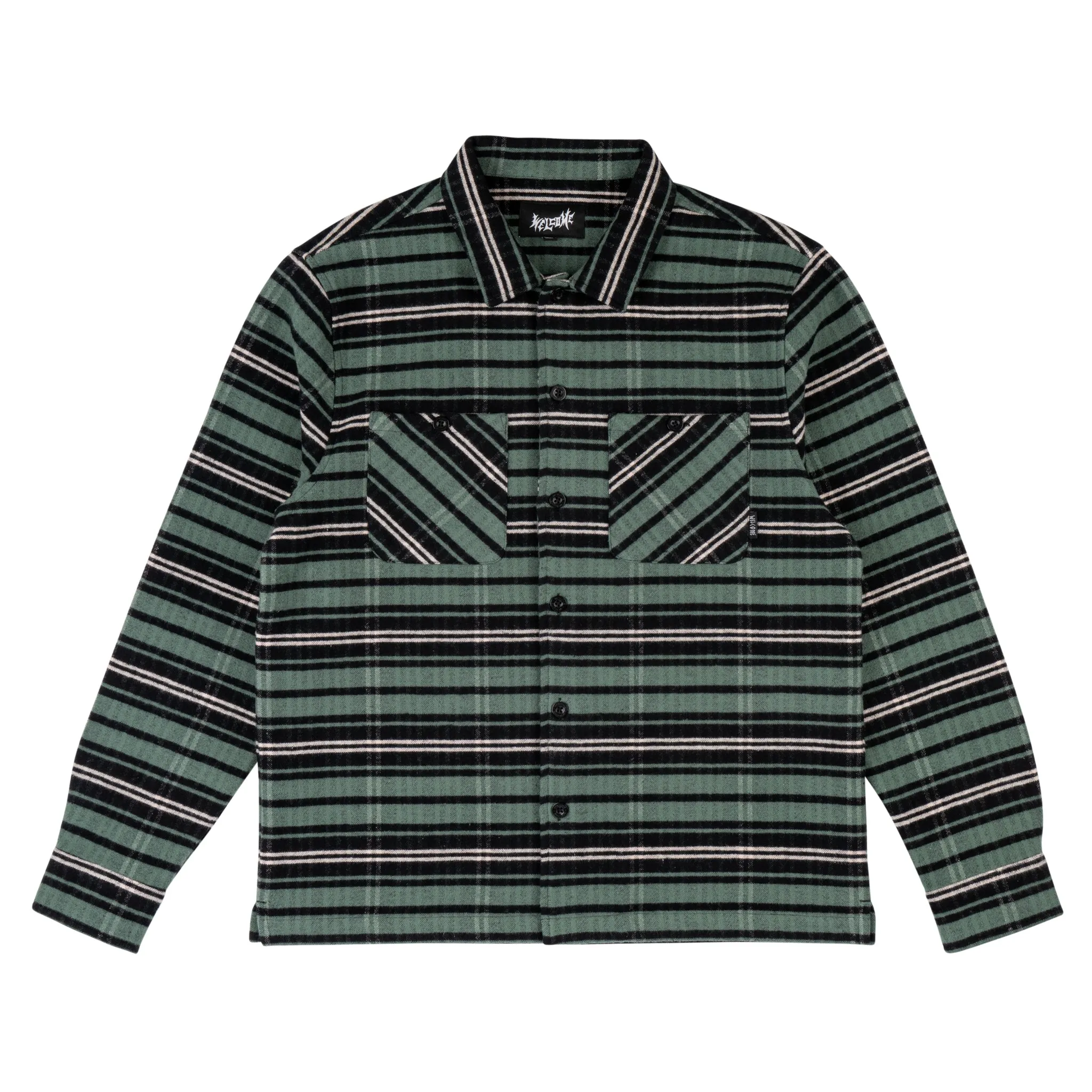 Nimbus Heavyweight Flannel Shirt - Duck Green