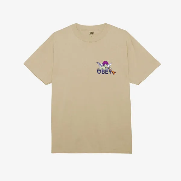 Obey Baby Angel T-Shirt - Sand