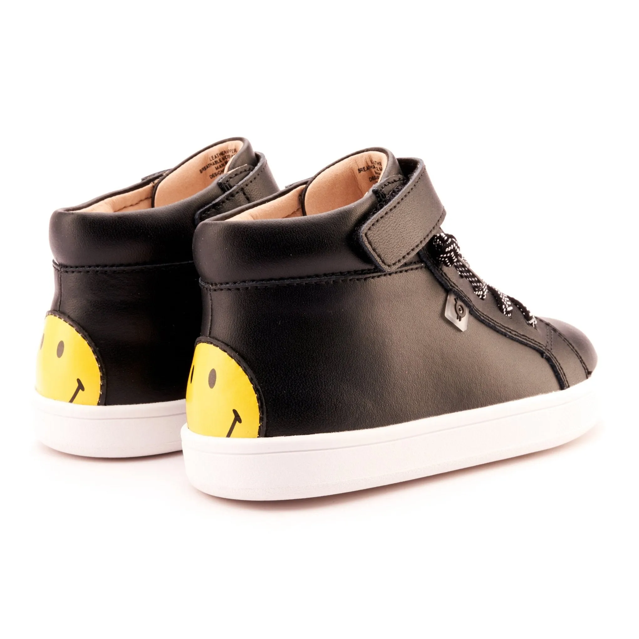 Old Soles Boy's and Girl's Smiley Casual Shoes - Sneak Black