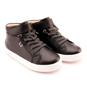 Old Soles Boy's and Girl's Smiley Casual Shoes - Sneak Black