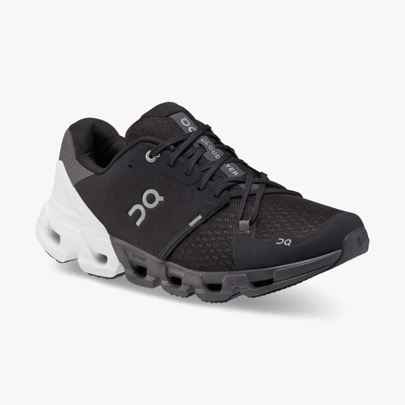 'On Running' Men's Cloudflyer 4 - Black / White (Wide)