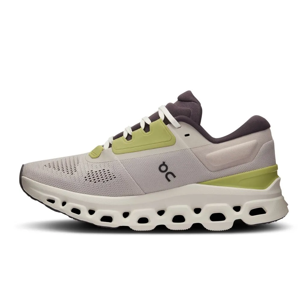 On Women's Cloudstratus 3 Running Shoes Pearl / Ivory