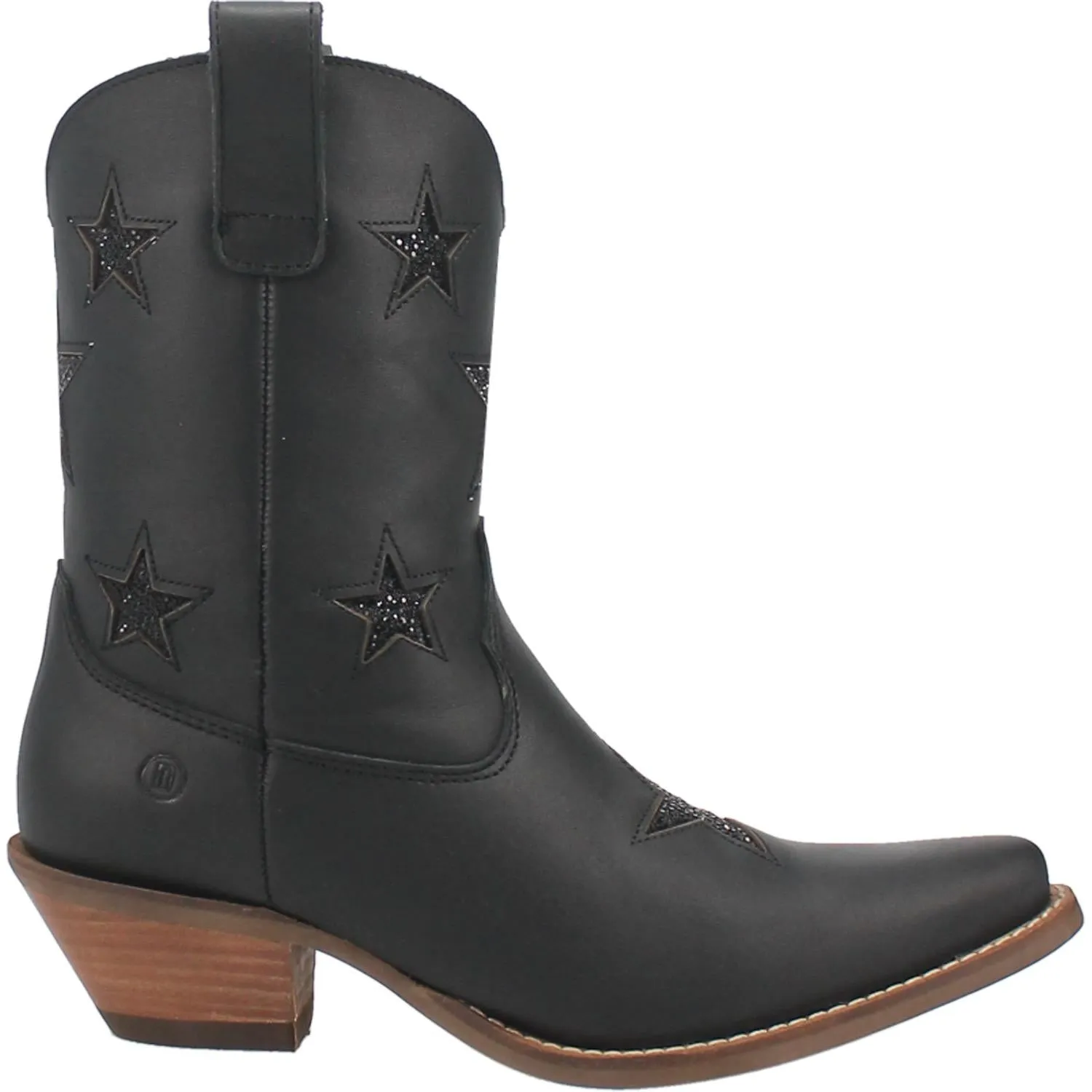 Online Exclusive | Dingo | Star Struck Leather Bootie in Black  **PREORDER