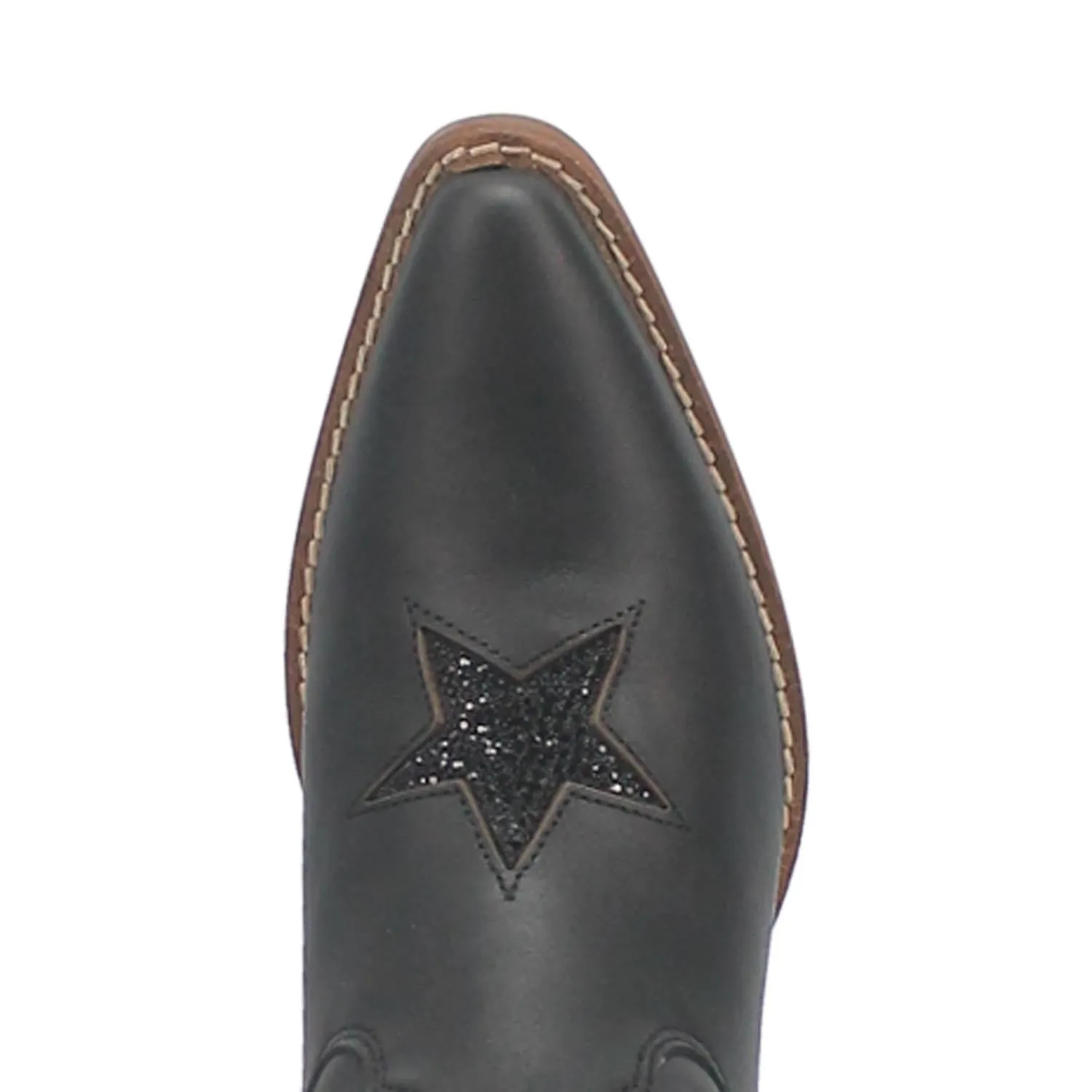 Online Exclusive | Dingo | Star Struck Leather Bootie in Black  **PREORDER