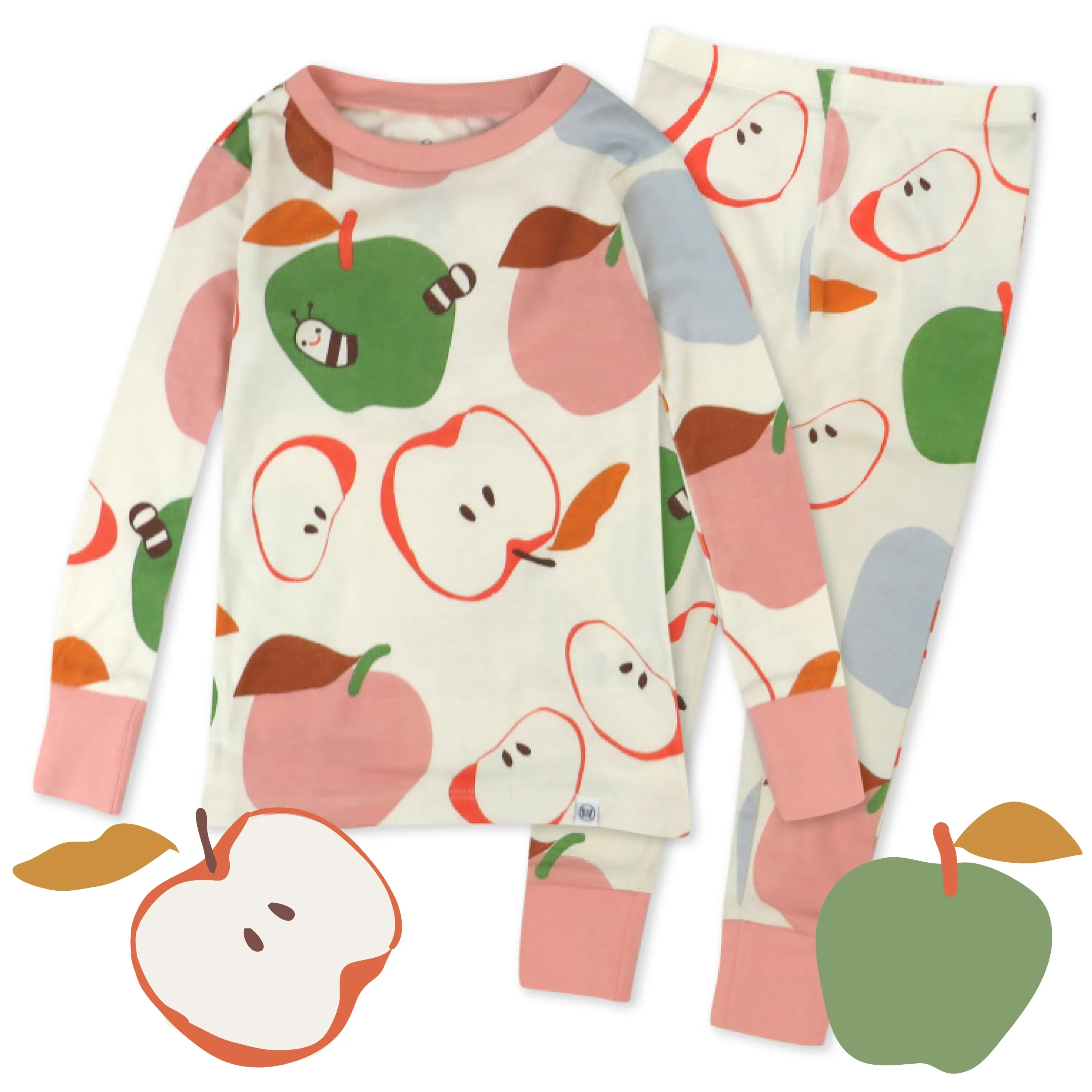 Organic Cotton Fun Foods Pajamas For Babies & Toddlers